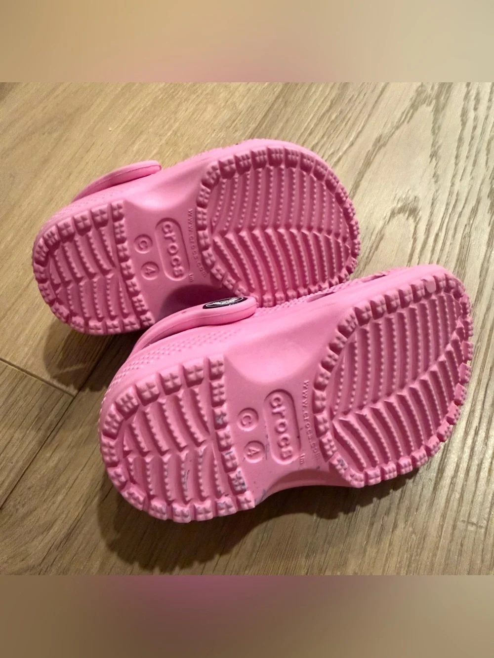 Toddler/Baby Pink CROCS Size 4